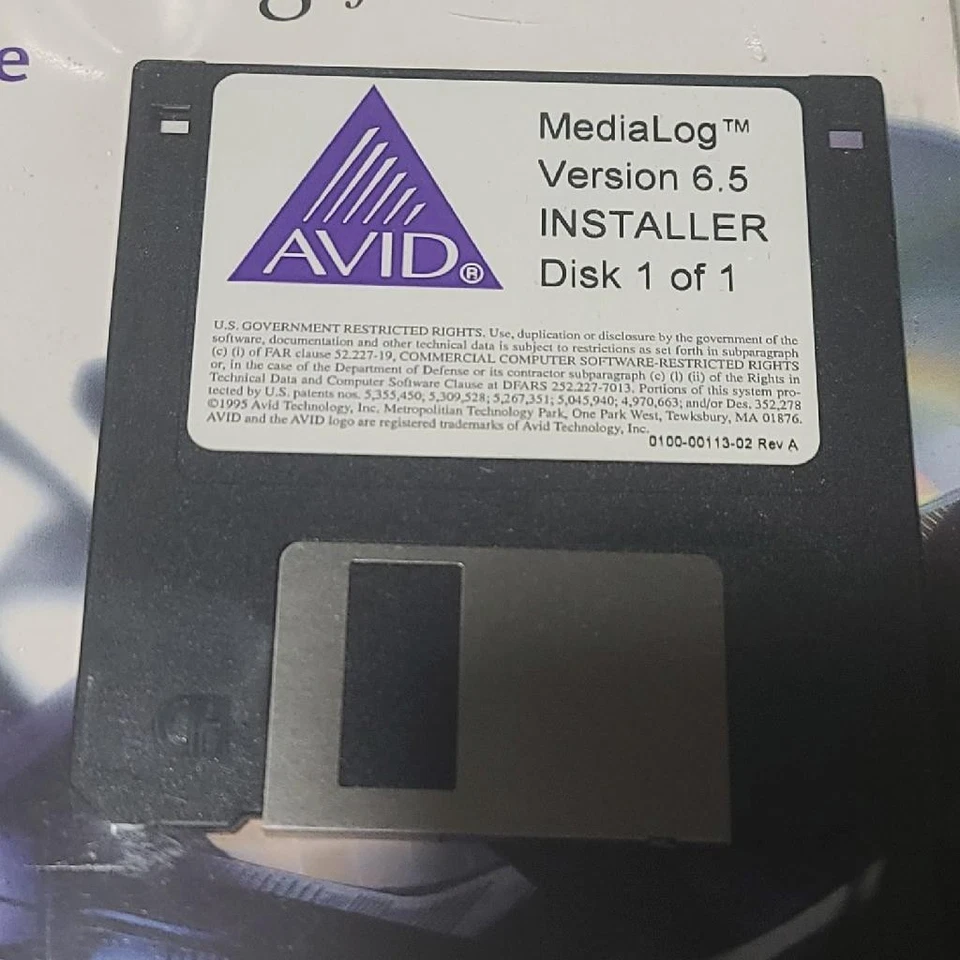 New Avid MediaLog Version 6.5 Software Disk & User's Guide - Image 2 of 4
