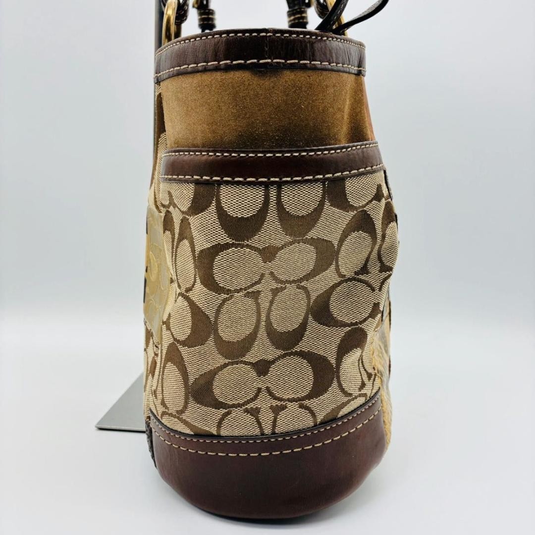 Coach Patchwork Leopard Print Shoulder - image 7