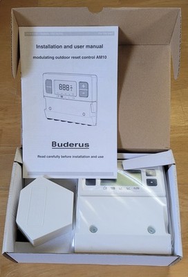 BUDERUS AM10 MODULATING OUTDOOR RESET CONTROL GB142 (BRAND NEW IN BOX )