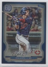 2020 Topps Gypsy Queen Box Topper Chrome Indigo Refractor /150 Jorge Polanco 9bp
