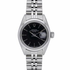 Rolex Date 6916 with 26mm Steel case and Black dial. Good condition.