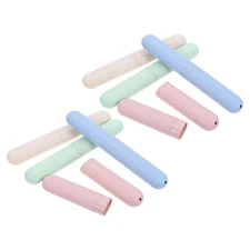 8 Pcs Toothbrush Container for Travel Protect Box Portable Holder Case Camping
