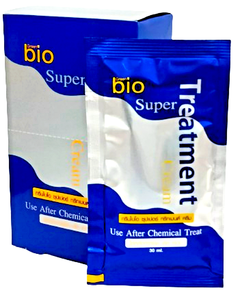 Green bio Super Treatment Cream 30ml×6 after straightening perming