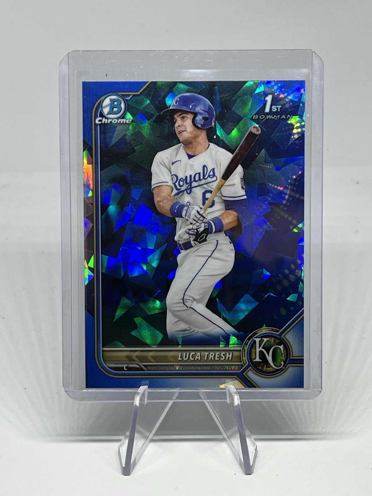 2022 Bowman Chrome Sapphire Luca Tresh BCP-136 1st