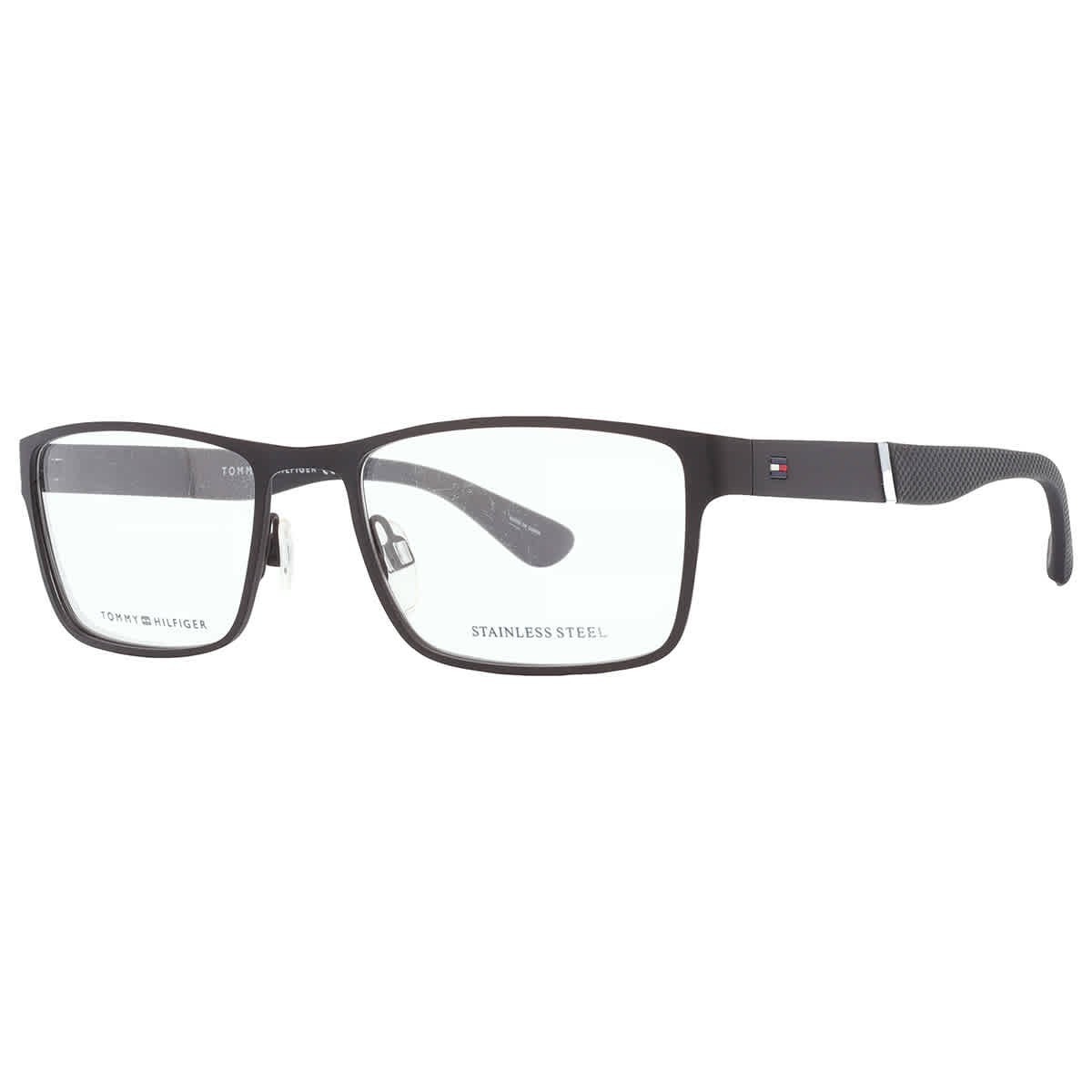 Tommy Hilfiger Demo Rectangular Men Eyeglasses TH 1543 0003 54 TH 1543 0003 54