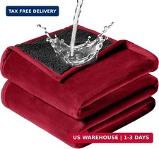 Waterproof Blanket for Bed - Blanket with Waterproof Stain Proof, Splash Resis
