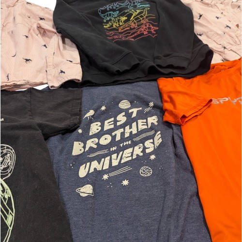 Bundle Six Boys Shirts Cat & Jack Spyder Star Wars Dinosaurs Size Medium 8 - Picture 3 of 3