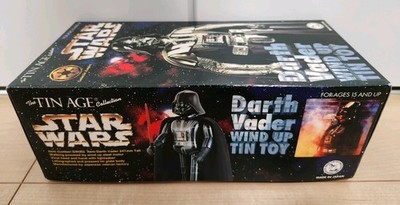 Star Wars Wind Up Darth Vader Tin Age Toy Osaka Toy 1997 Made In
