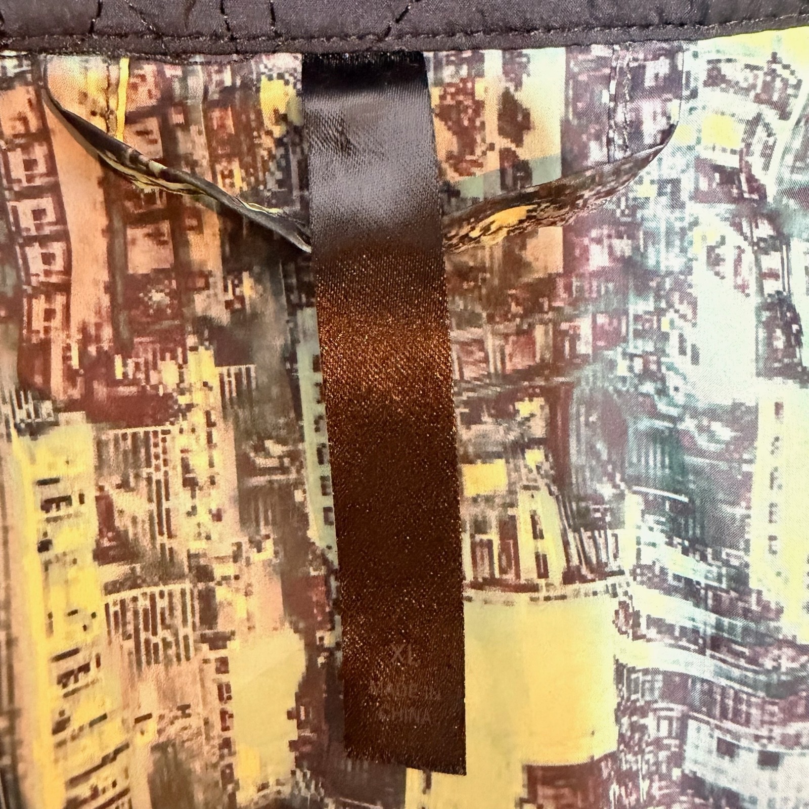 Fabletics Jacket Mens Extra Large Black Quilted S… - image 3