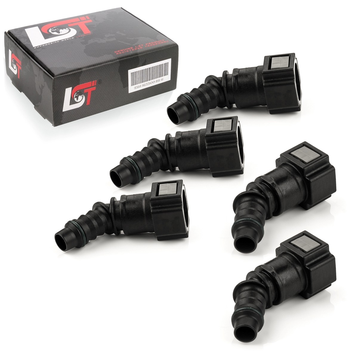 5x Quick Release Fuel Line Hose Coupling 45° 7.89x8mm for DACIA