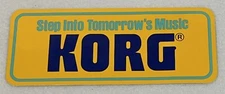 Vintage Korg Promo Sticker Keyboard Synthesizer Electronic Bumper Sticker