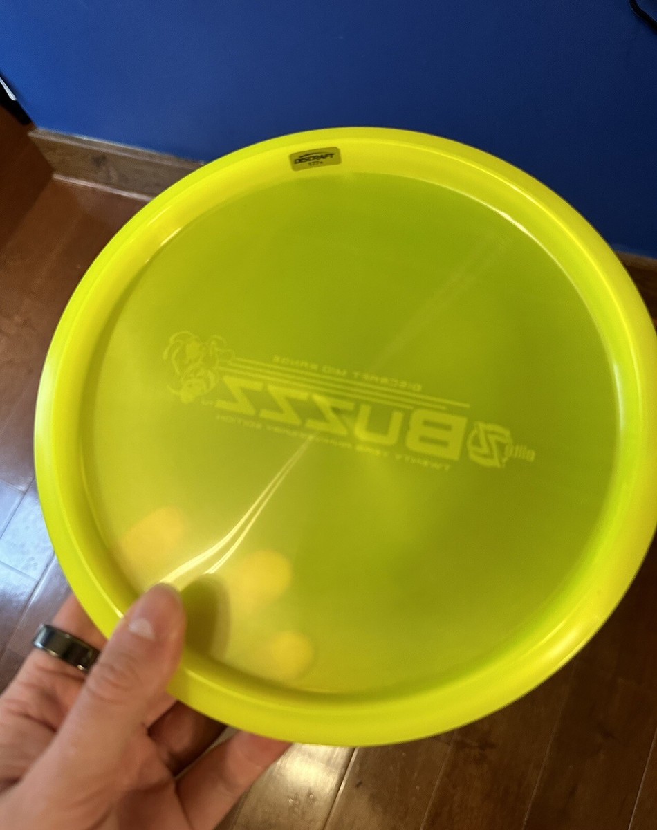 Disque Discraft Buzzz – TEAM 19 – Ultra Rare – Transparent + Tampon Arc-en-ciel – Hors Production
