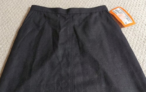 New With Tags Pendleton Womens Size 6 Black 100% Virgin Wool Skirt 24Y - Picture 3 of 11