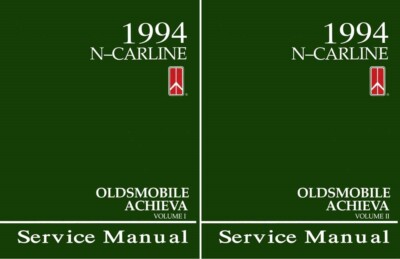 1994 Oldsmobile Achieva Factory Shop Service Manual