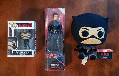 SELINA KYLE - CAT WOMAN IN THE BATMAN 1-POP #1190,1-PLUSH AND 12'' ACTION FIGURE 