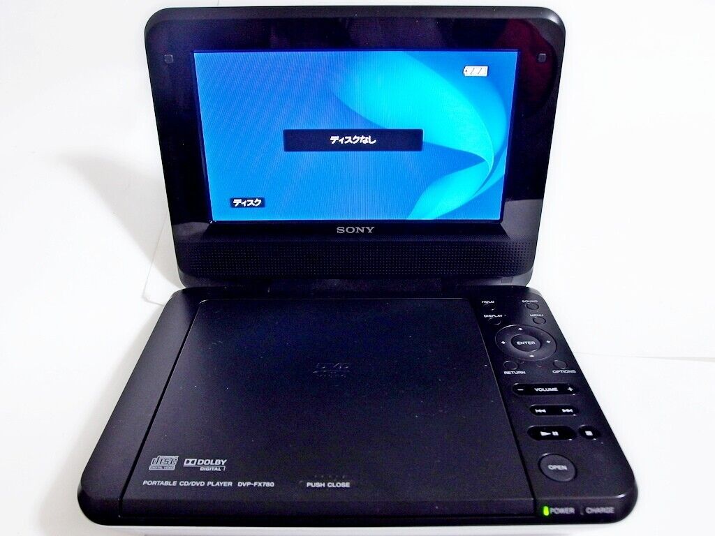 SONY 7V type portable DVD player black DVP-FX780 DVP FX780 BC 4905524841763