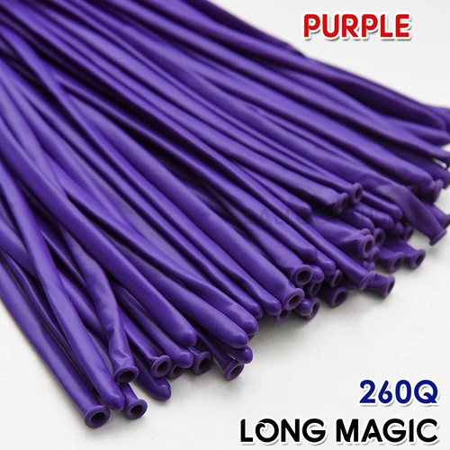 100 X Long Plain Balloons Latex Balons 260Q Twisting Modelling Long Balloons UK - Picture 12 of 17