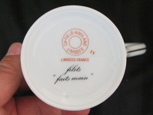 Rare CH Field Haviland Kakiemon Filets Faits Main Limoges Creamer/Jug - Picture 5 of 5