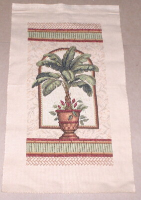 Dimensions / Karen Avery ''Stately Palm'' Tree FINISHED Cross Stitch