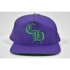 Chrome Hearts CH Logo Trucker Purple Green Baseball Cap Snapback Adjustable Hat