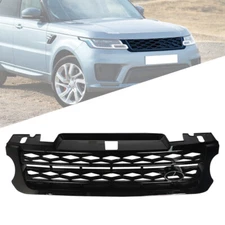 Front Grille Bumper Upper For 2014-2017 Range Rover Sport Replacement Black Mesh
