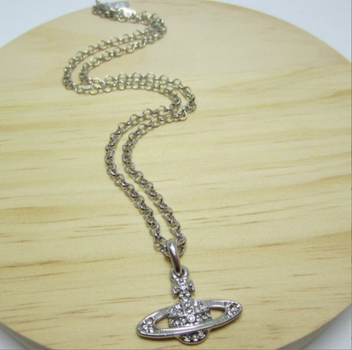 Vivienne Westwood Silver Mini Bas Relief Necklace Chain