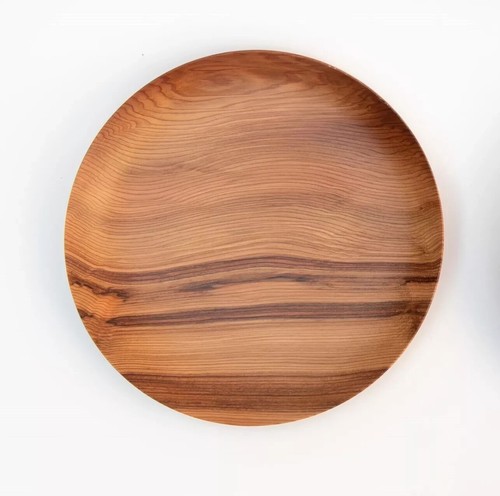 Japanese Handcrafted Wooden Serving Bowl Φ300/12 inch made of Yoshino Cedar - Picture 2 of 3