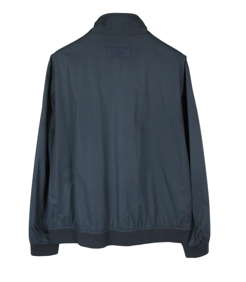 HENRI LLOYD Jacket Men's 2XL Full Zip Blue Logo Mock Neck Bomber - Image 2 of 4