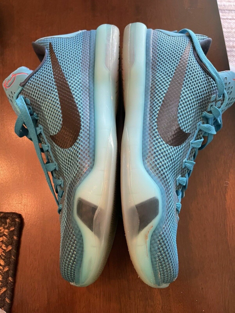 Nike Kobe 10 X 5AM Flight Blue Lagoon Bryant Mamba Mens 10.5 US