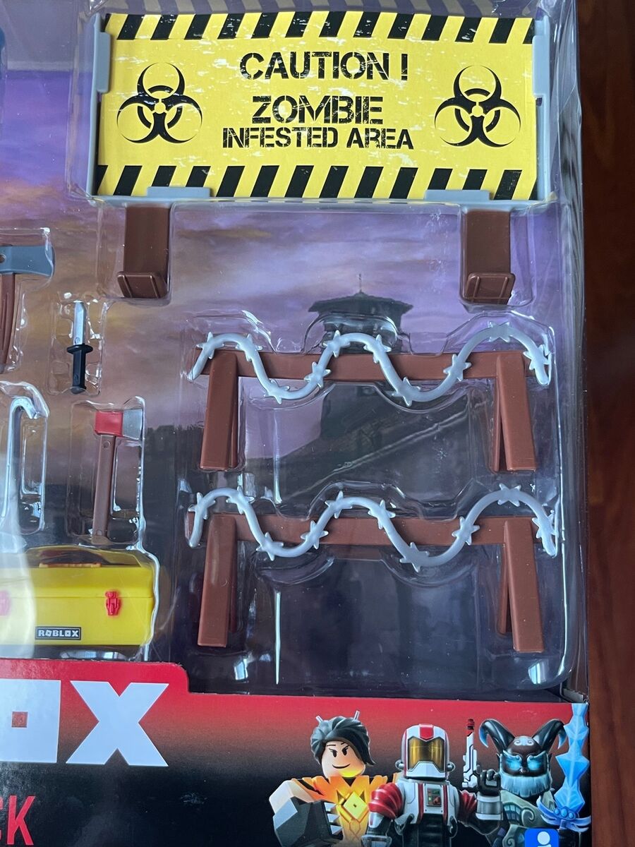 Roblox Action Collection - Zombie Attack Playset [Includes Exclusive  Virtual Item] 