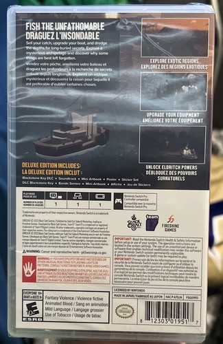 DREDGE Deluxe Edition Brand New NINTENDO SWITCH Game ESRB Release - Picture 2 of 2