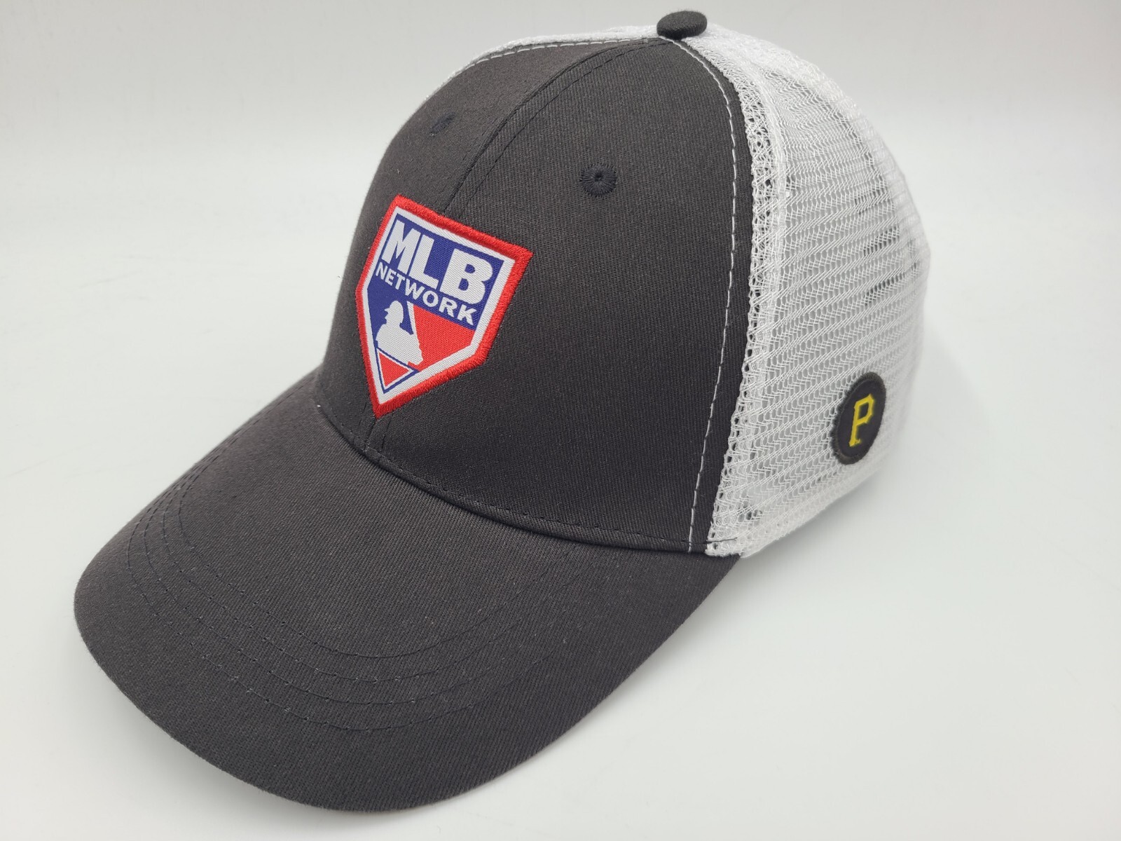 Pittsburgh Pirates MLB Network Mesh Trucker Snapback Hat Cap SGA Men Women Gray