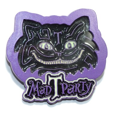 Disney Pin Trading Alice In Wonderland Mad T Party Cheshire Cat Puzzle Game Grin