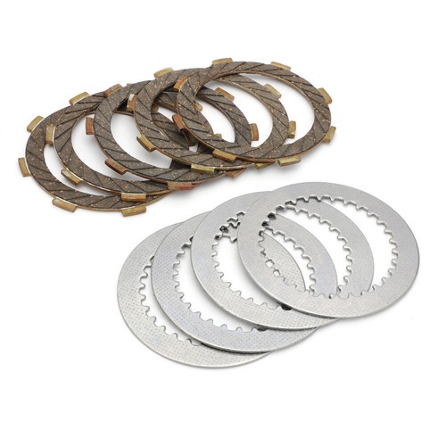 9* Clutch Friction Steel Plates For Kawasaki KX60 KX80 KE100 KD80 DJ1814SGR814SS - Picture 3 of 10