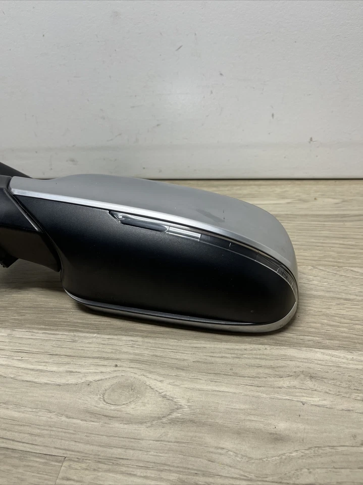 2010-12 B8 Audi S4 Left Driver Side Aluminum Exterior Door Mirror OEM * - Image 4 of 4