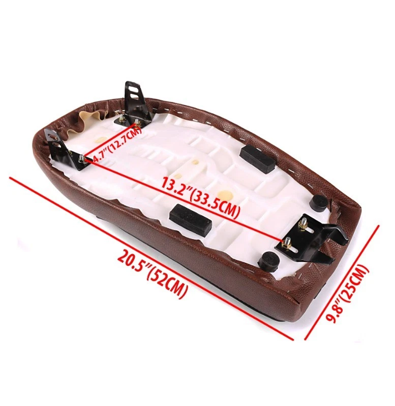 Sitzbank Caferacer Umbau für Ducati Scrambler Street Classic/ Urban Enduro braun - Bild 3 von 4