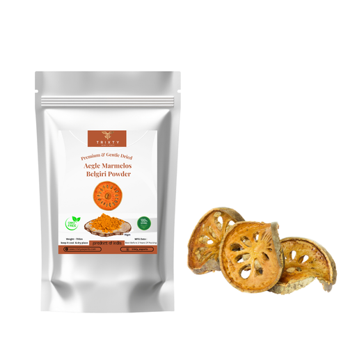 Belgiri Aegle Marmelos Bael Pulver Rein Bio Indisch Kostenloser Versand 70gm - Bild 1 von 3