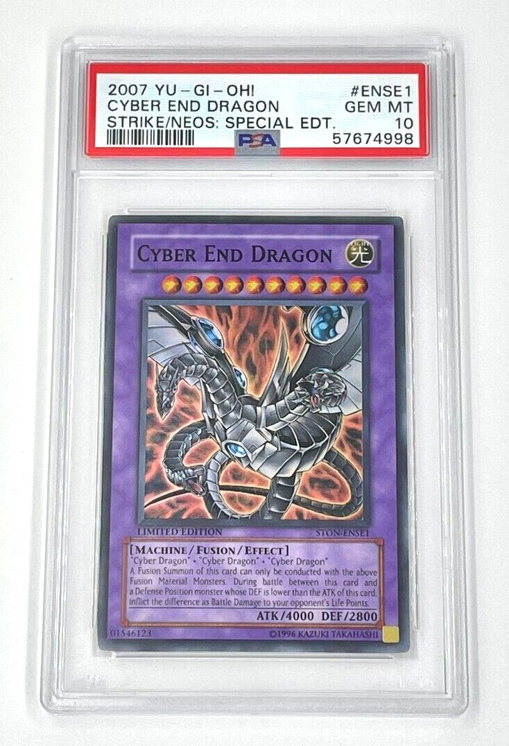 YuGiOh Cyber End Dragon STON-ENSE1 Limited Edition Strike of Neos