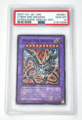 YuGiOh Cyber End Dragon STON-ENSE1 Limited Edition Strike of Neos