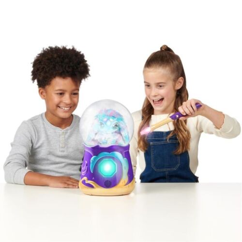 Magic Mixies Magical Misting Crystal Ball with Interactive 8 inch Blue Plush Toy - Picture 7 of 11