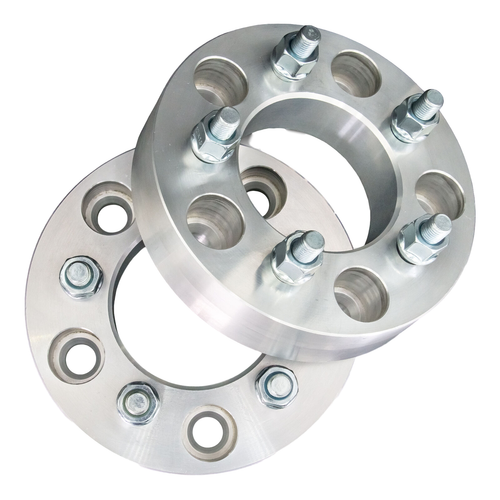 5x5 / 5x127 to 5x5.5 / 5x139.7 US Wheel Adapters 1.25" Thick 1/2x20 Studs x 4 - Picture 2 of 6