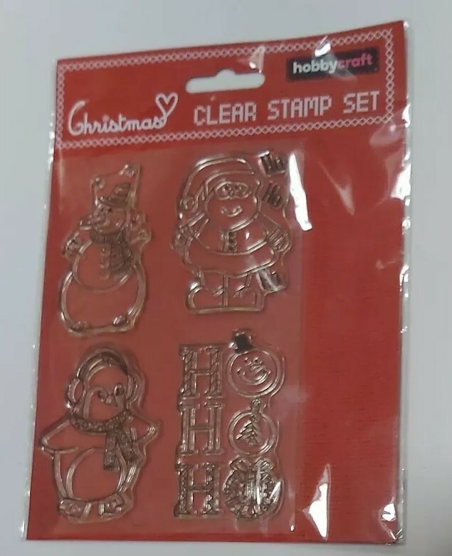 Hobbycraft Christmas Clear Stamp Set 4 Stamps New Xmas eBay