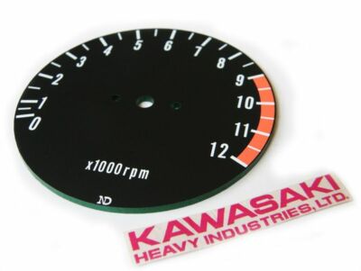 tachyon13さま専用④ 1972-73 Kawasaki z1 Gauge Tacho Tach Tachometer Face Plate