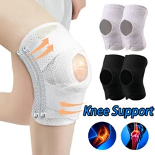 Knee Sleeve Compression Brace Support Meniscus Sport Joint Pain Relief Arthritis