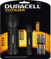 2Er Set Duracell Taschenlampen 50 + 70 Lumen Led, Mit 6 Batterien Lampe Licht
