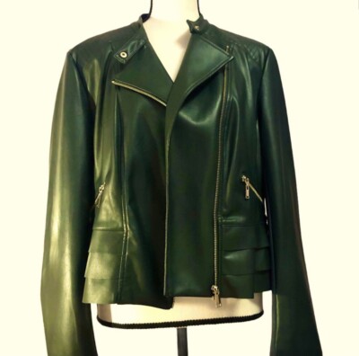 faux leather jacket ebay