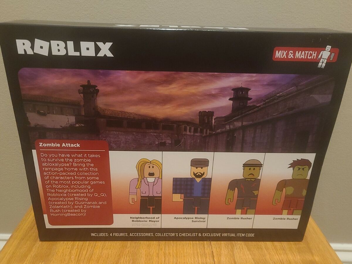  Roblox Zombie Attack Large Playset : Toys & Games