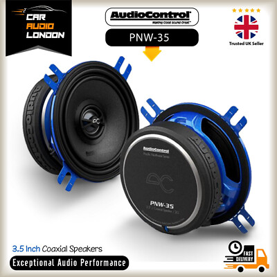 AudioControl PNW-35 3-Way 3.5'' Car Door Coaxial Speakers - 25W RMS, 2 Ohm (Pair)