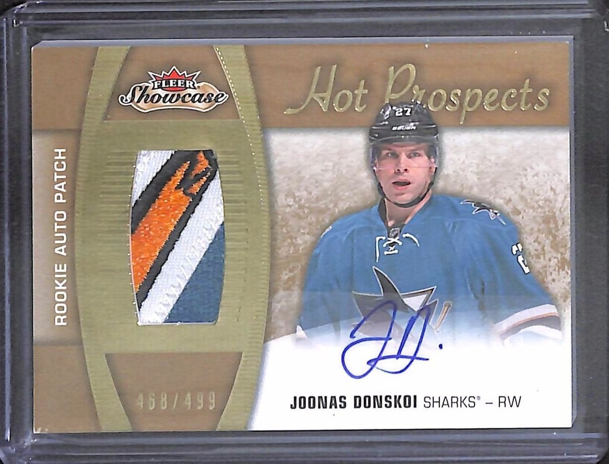 2015-16 Fleer Hot Prospects Patch Autograph #151 Joonas Donskoi No