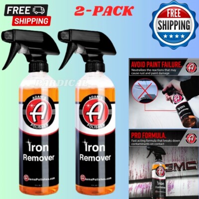 Adam's Polishes Iron Remover, IronOut Fallout Rust Remover Spray for Car, 2-Pack